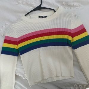 🌈 Fashion Nova Rainbow Sweater 🌈